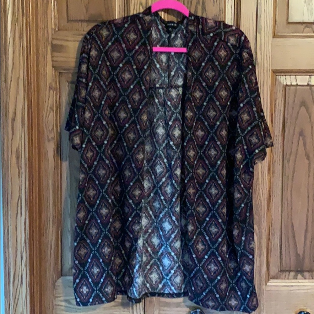 Torrid size 2 short sleeve lightweight sweater